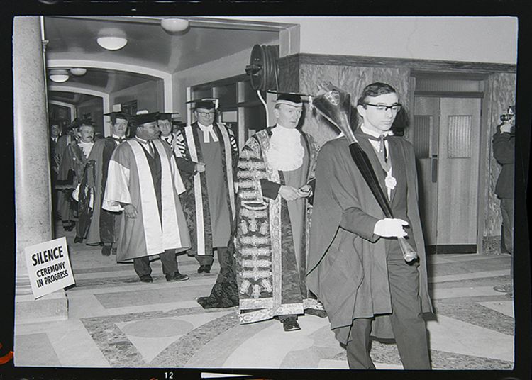 Martin Luther King Degree Procession with Nicholson