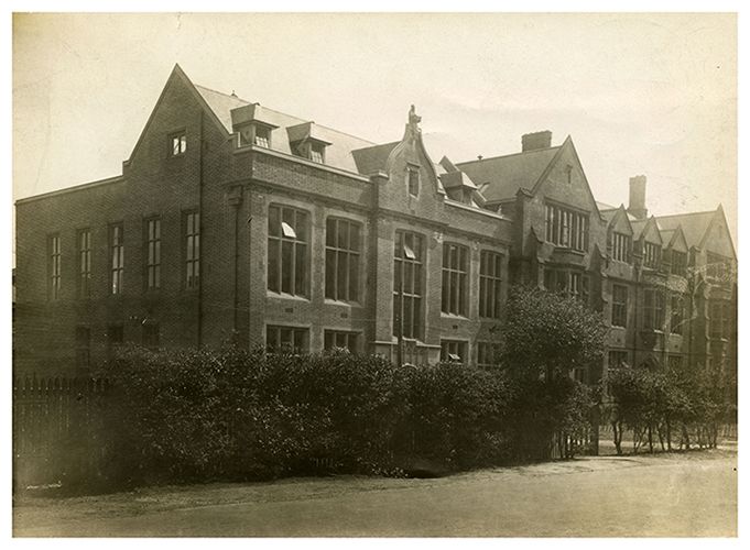 Photograph of the Agriculture Building (now part of the Architecture Building), c. 1914