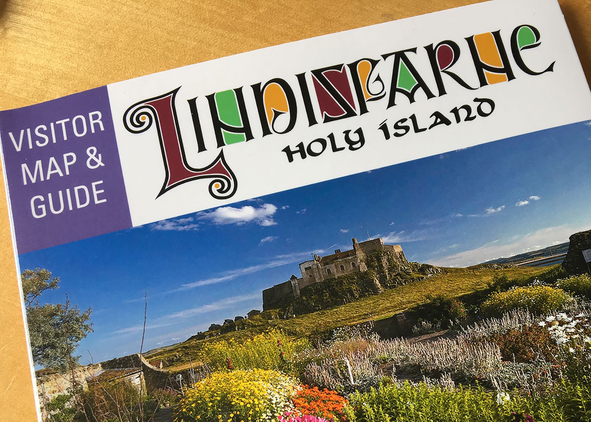 Lindisfarne Holy Island visitor mape and guide