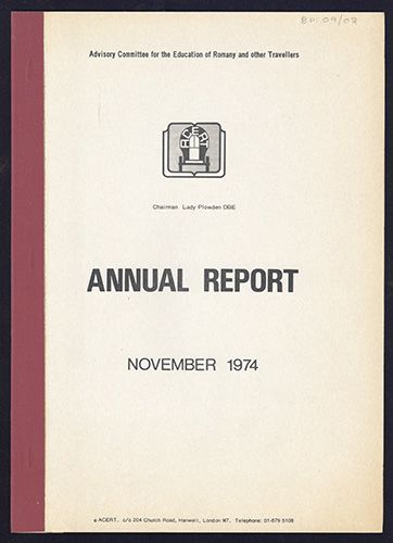Front cover of the first ACERT Annual Report