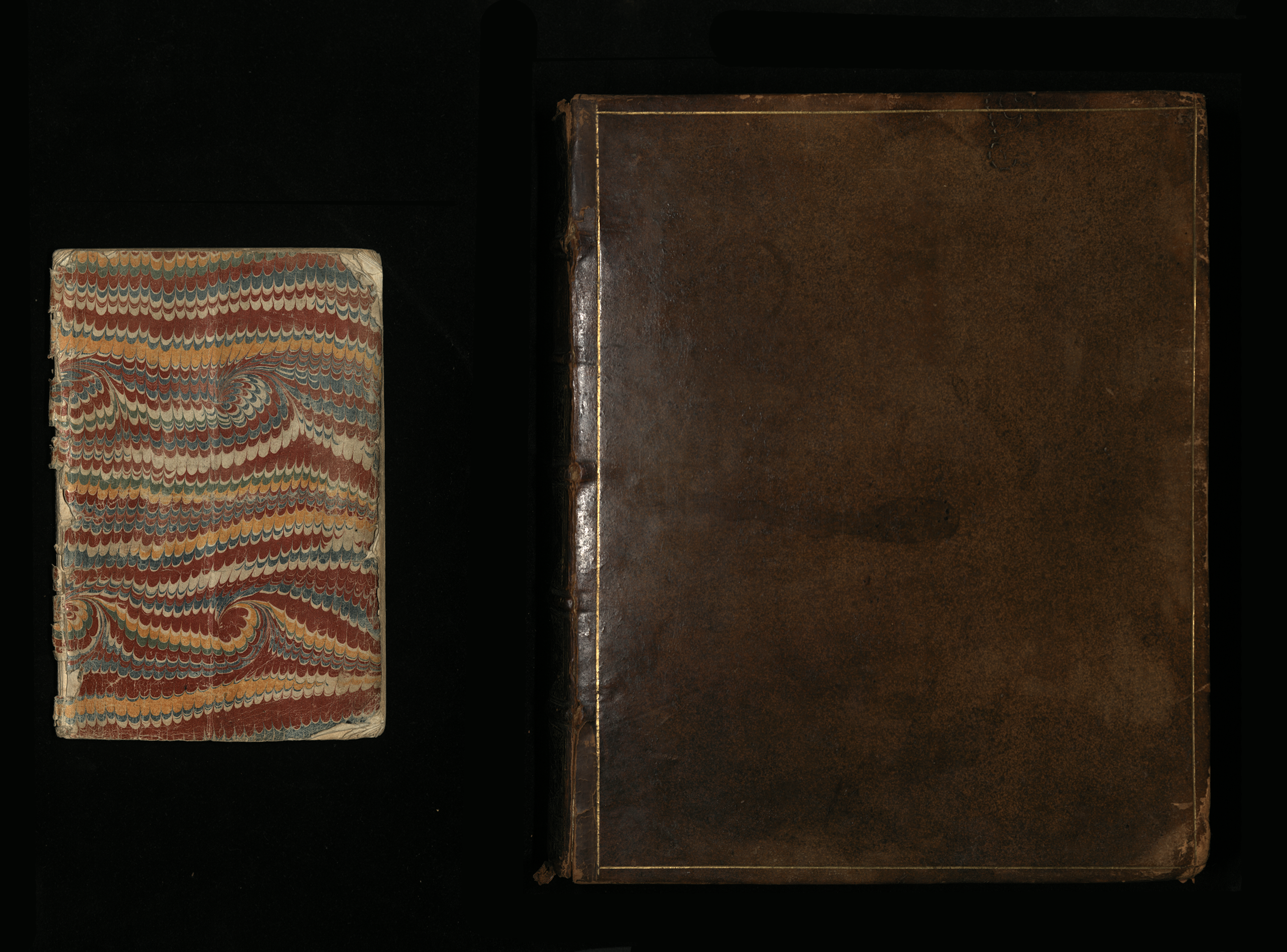 Front covers of The Temple of Fame (left) and The Iliad of Homer vol. I