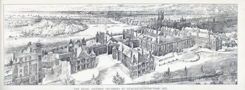 Pull-out image of Royal Victoria Infirmary in Newcastle upon Tyne.