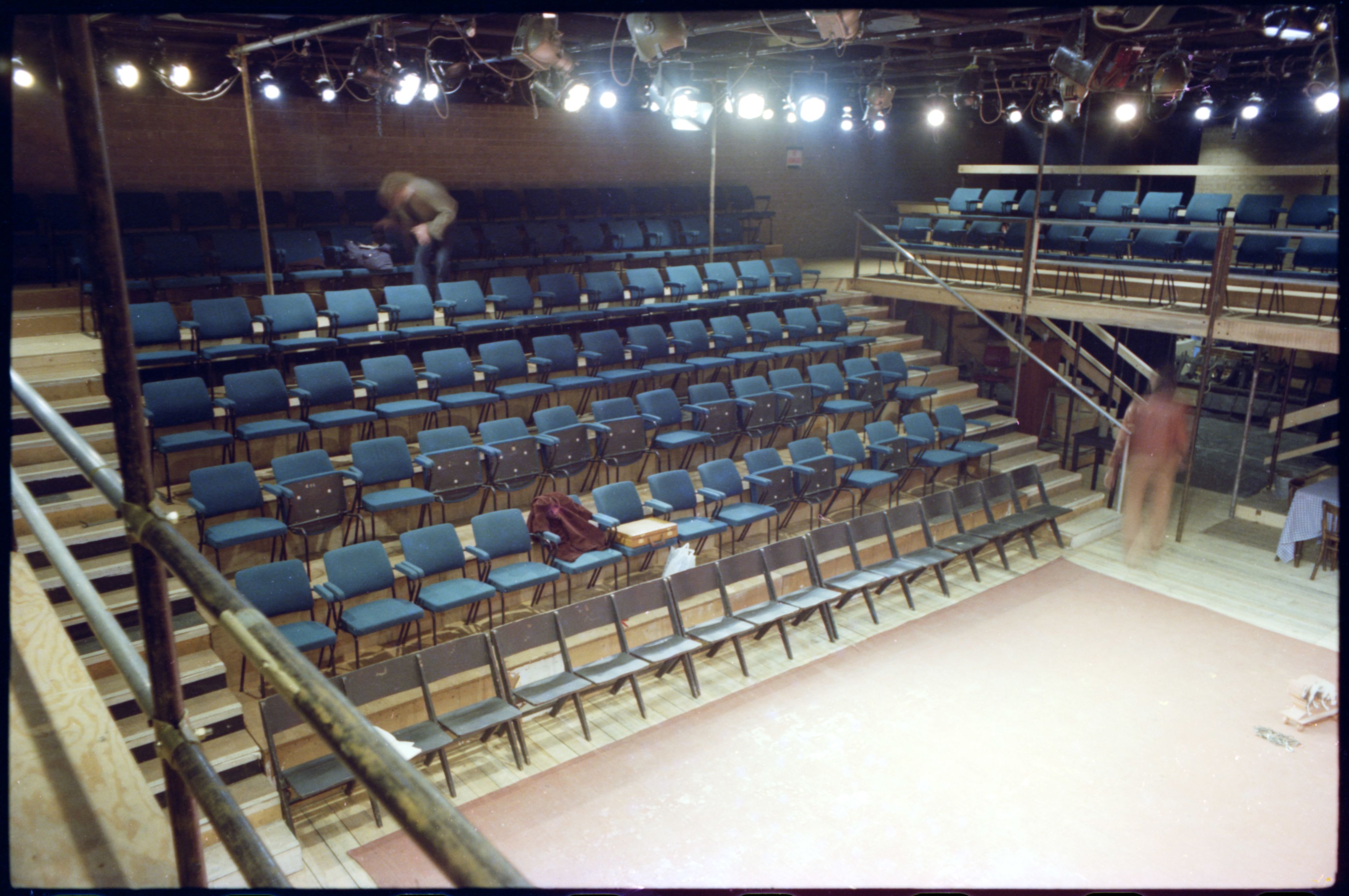 Photograph of Gulbenkian Studio in the University Theatre, 1971. NUA/CN/15510/03.