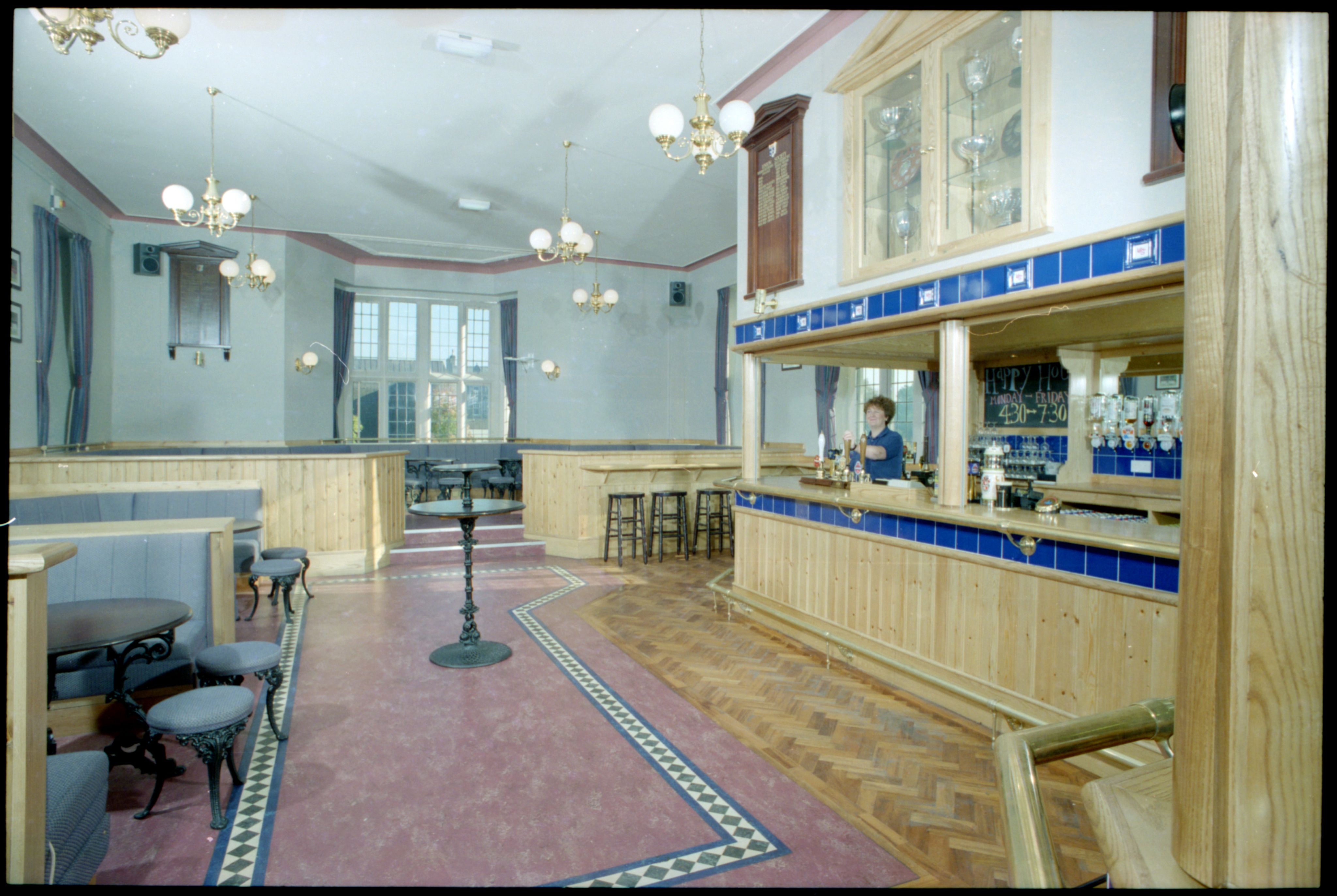 Photograph of a refurbished space open in Students’ Union, 1994. NUA/CN/275530/09.