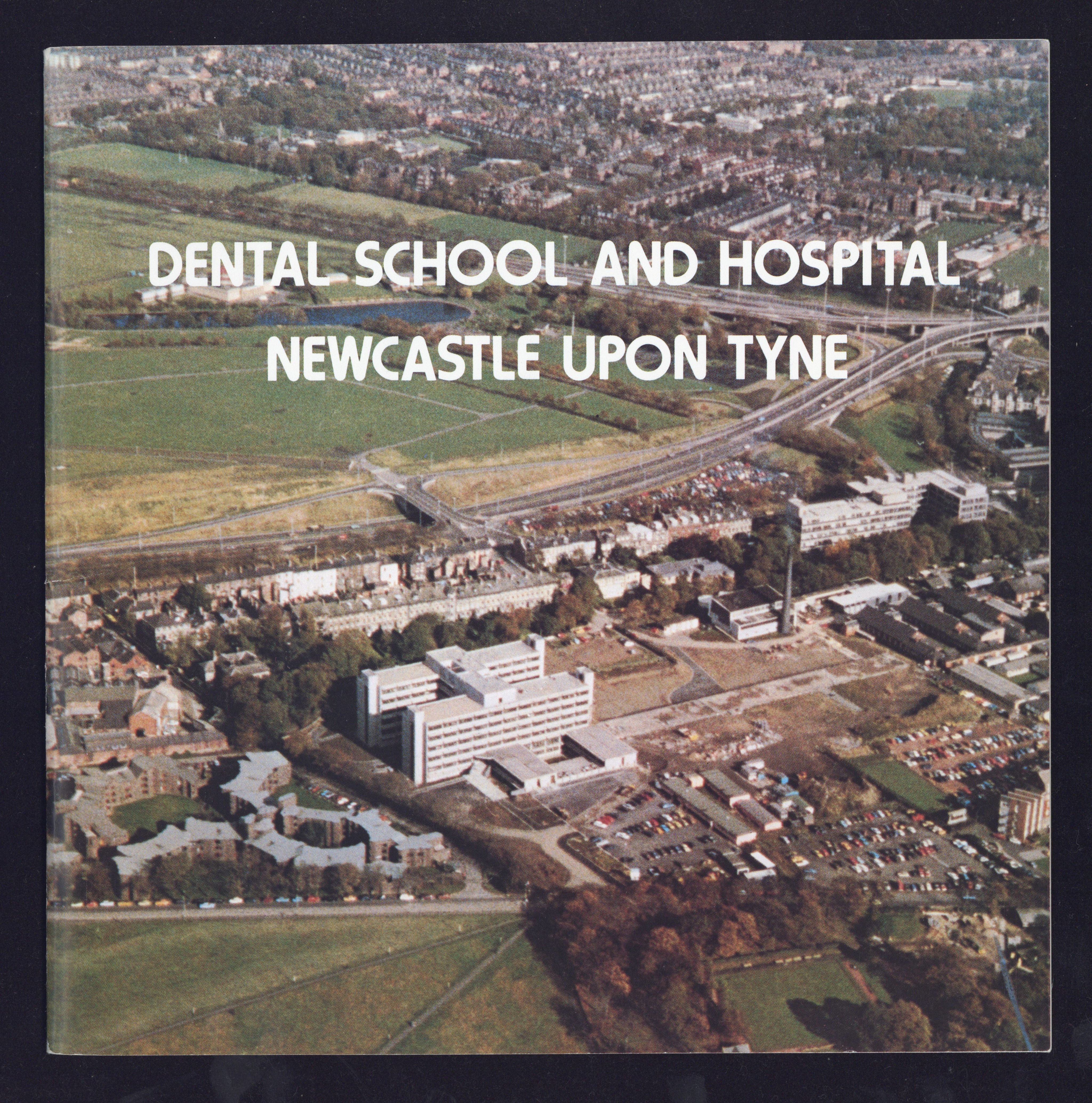 Front cover of the opening brochure for the new Dental School building, 1979. NUA/16/7/1.