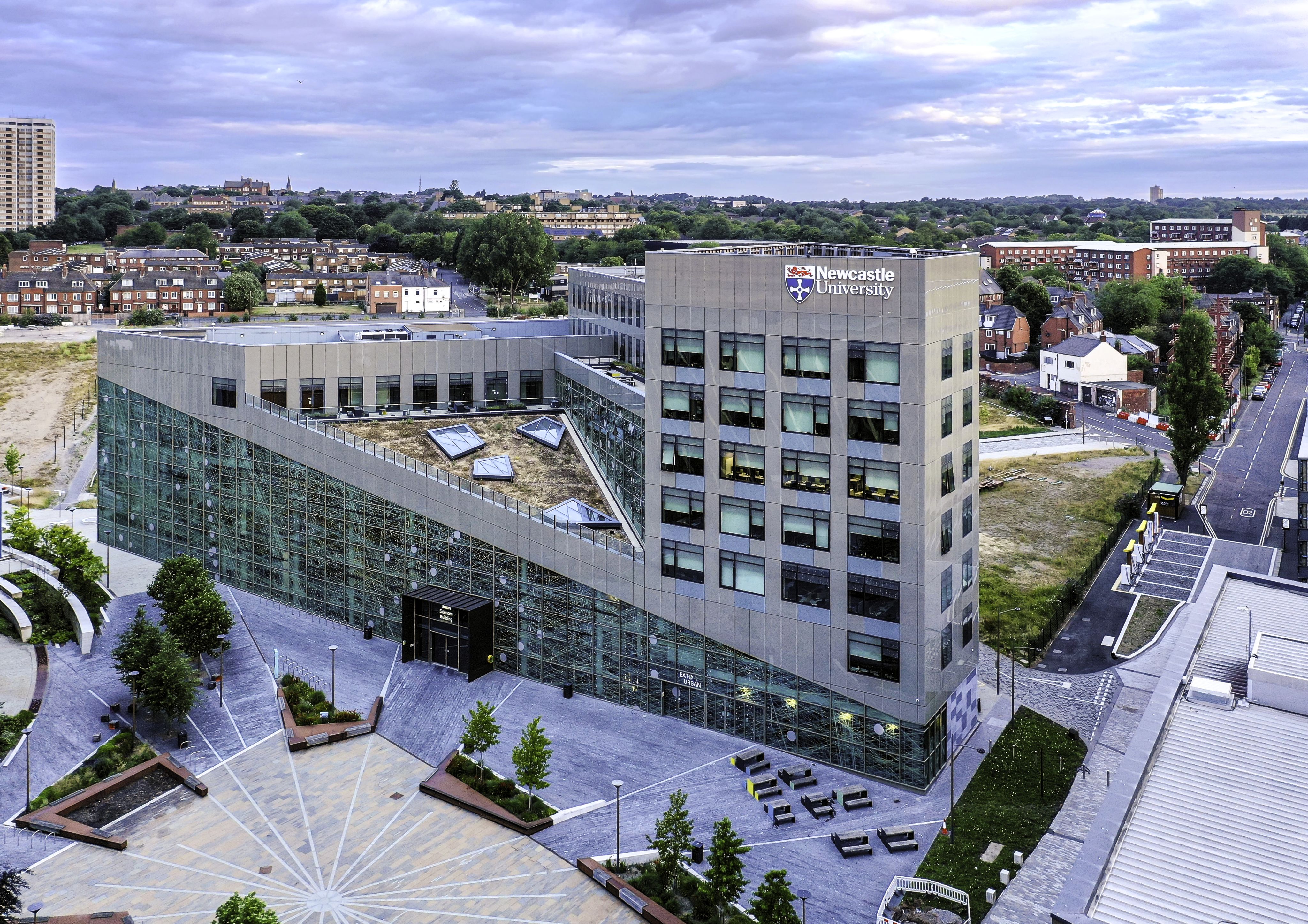 Photograph of Urban Sciences Building, opens 2007. Newcastle University Marketing Photo Library, 72740.