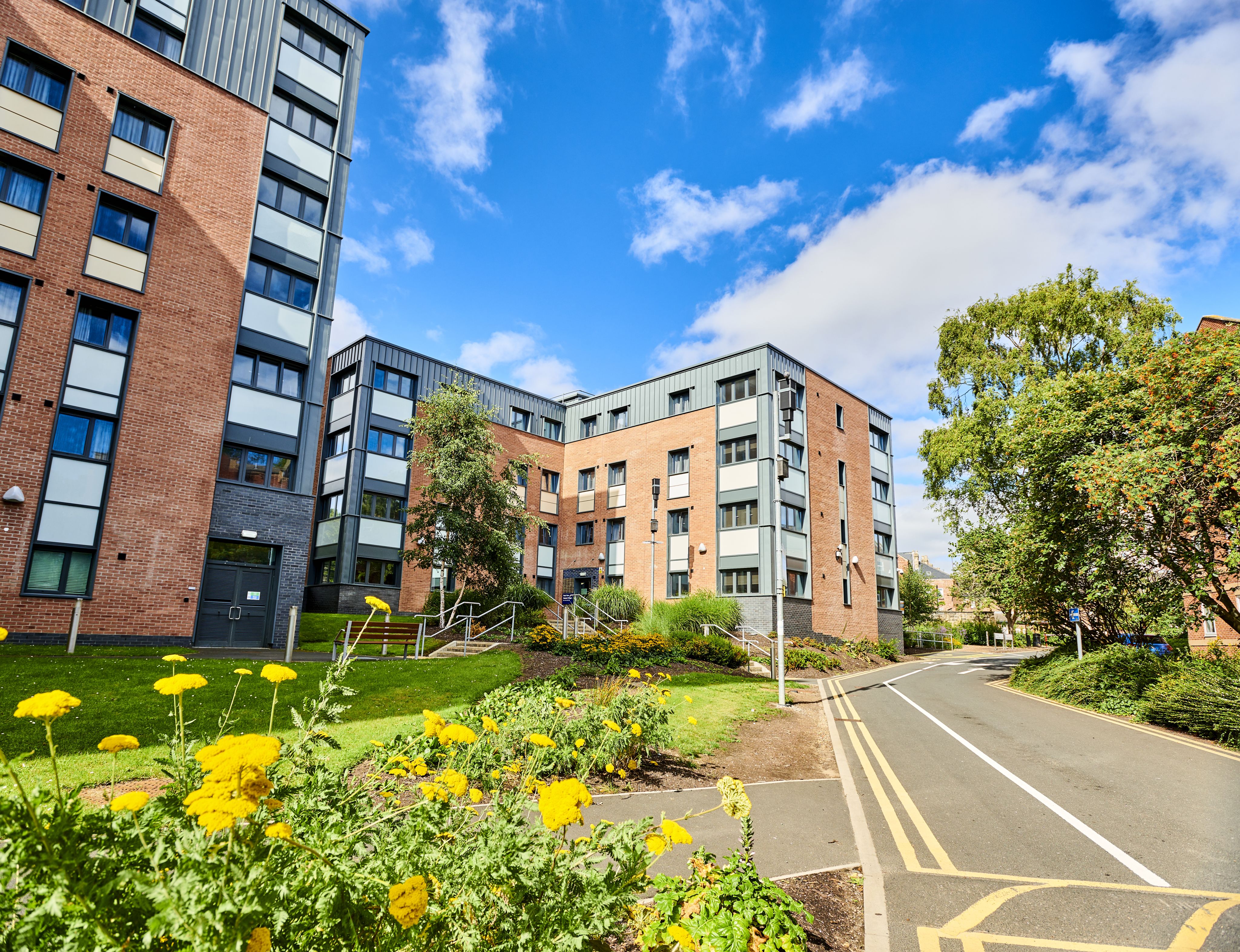 Photograph of Park View student accommodation, opens, 2018. Newcastle University Marketing Photo Library, 73076.