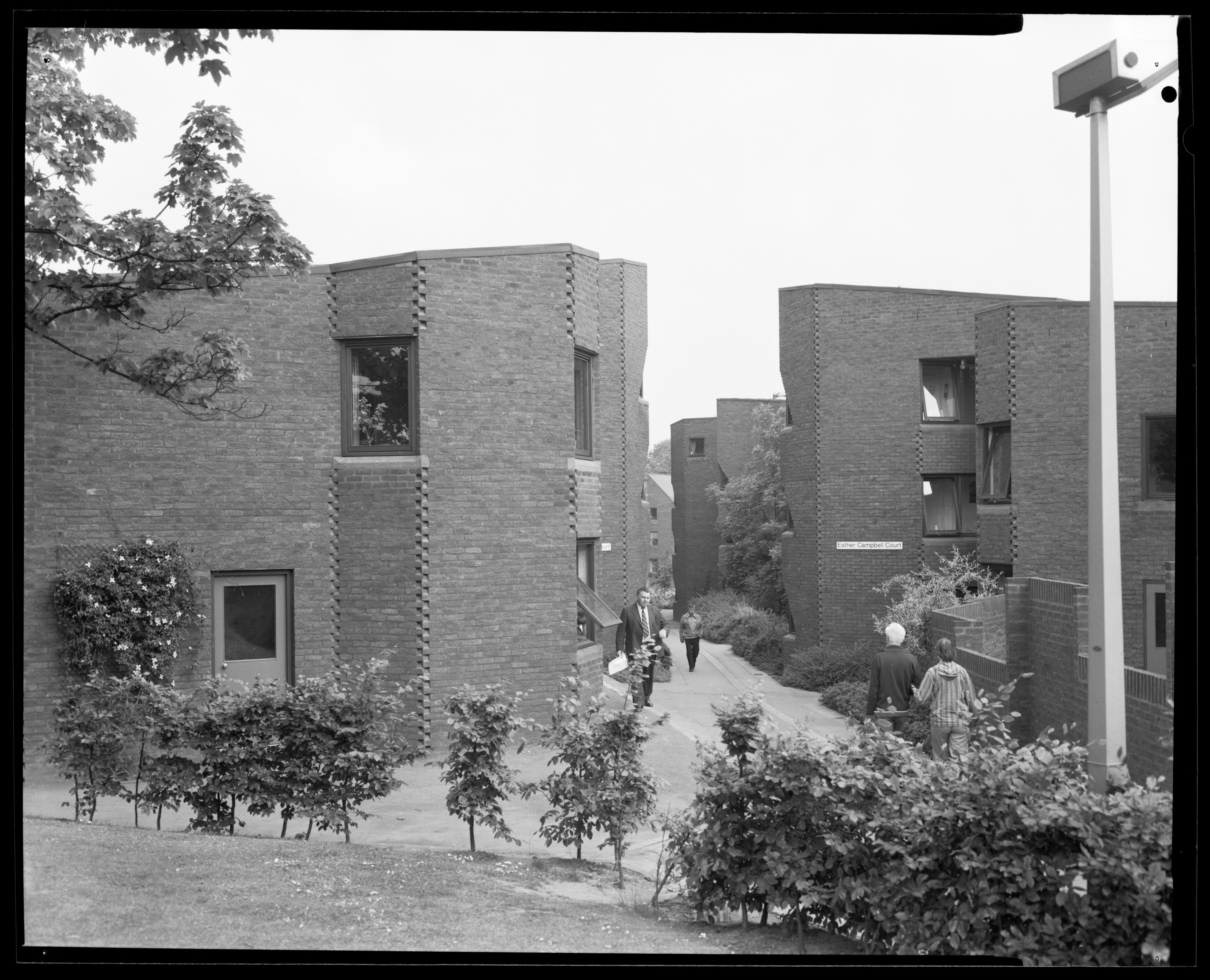 Photograph of Richardson Road Flats, open 1973. NUA/K/124059/18.