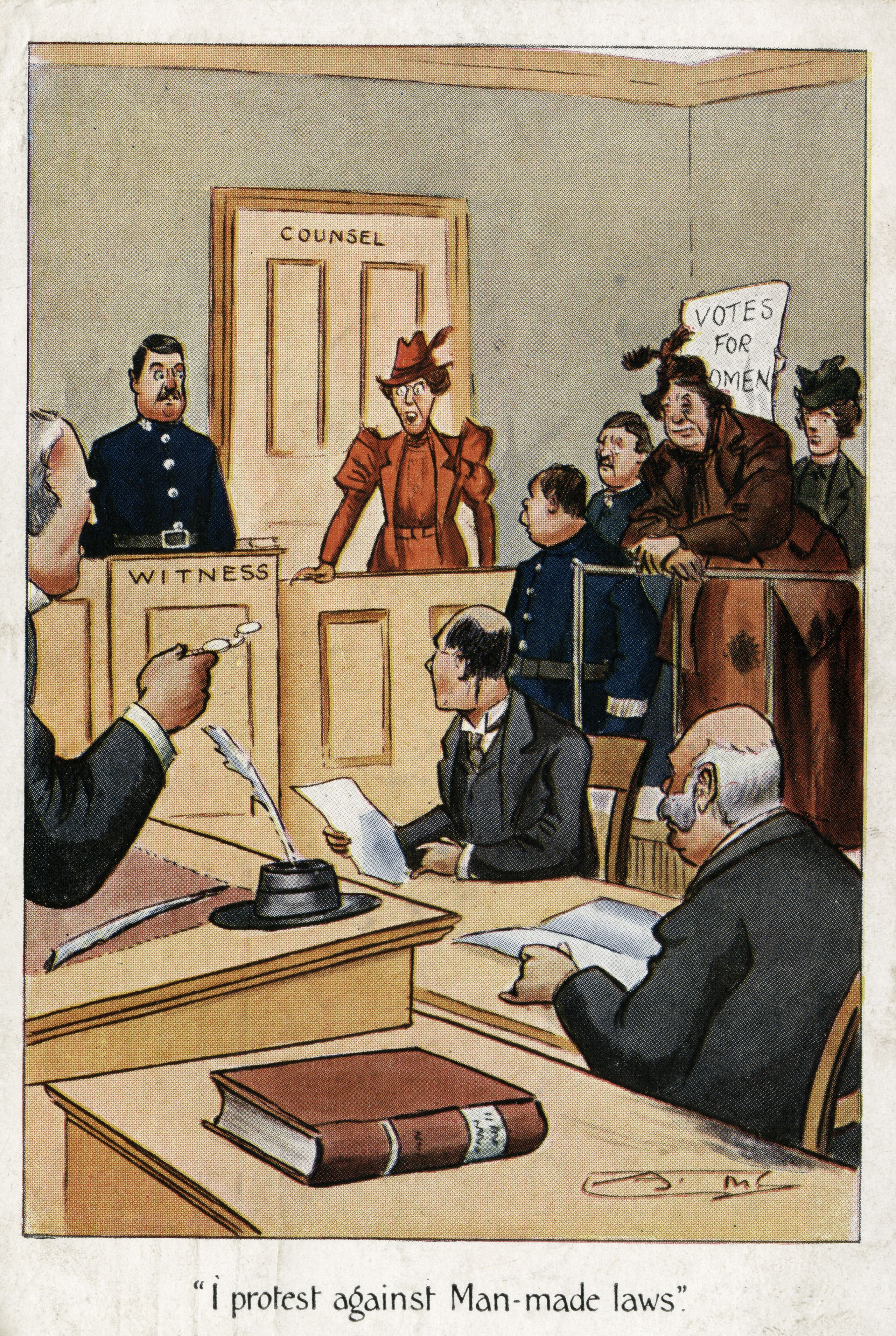 Anti-Suffrage Postcard.