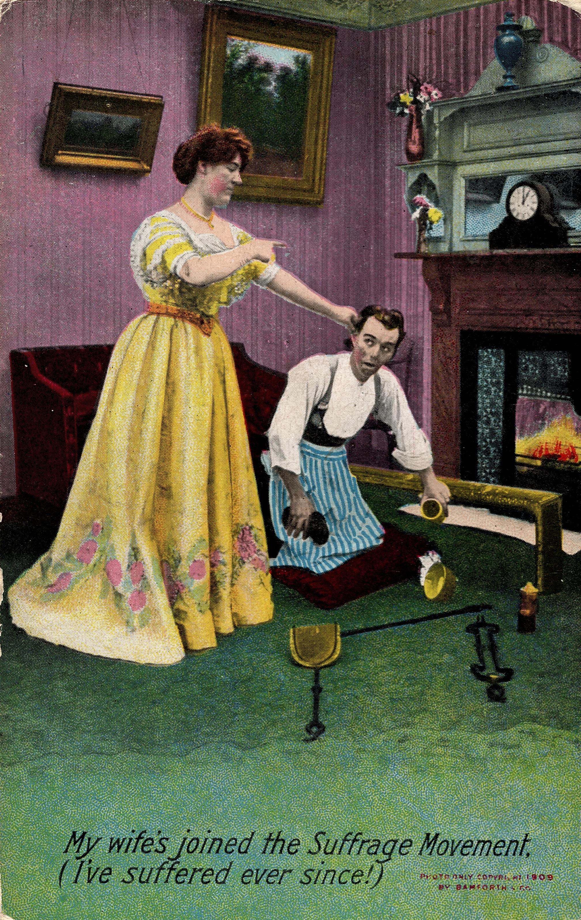 Anti-Suffrage Postcard.